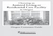 OregOn COnsumer guide Assisted living and residential care facilities