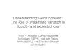 Understanding Credit Spreads: The role of systematic variation in … · 2017. 6. 6. · – Altman, Brady, Resti, Sironi (2003) • “Bad things happen in pairs” • PD and LGD