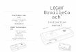 manuals.plus · Web viewPage 8Logan® BrailleCoach™ Instruction Manual revision 2.0Logan® BrailleCoach™ Instruction Manual revision 2.0Page5. Page 8. Logan® BrailleCoach™