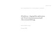 Policy Applications of Environmental Accounting