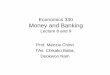 Economics 330 Money and Banking - SSCC - Home