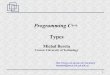 Programming C++ Types
