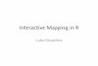 Interactive Mapping in R