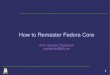 How to Remaster Fedora Core