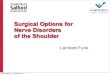 Surgical Options for Nerve Disorders of the Shoulder
