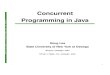 Concurrent Programming in Java - Department of Computer Science