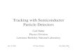 Tracking with Semiconductor Particle Detectors - Physics: Home