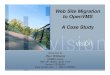 Web Site Migration to OpenVMS A Case Study - PARSEC Group Home Page