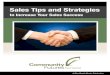 Sales Tips and Strategies