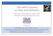 The HHS Gateway to Data and Statistics - Centers for Disease