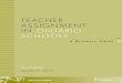 Teacher assignmenT in OnTariO schOOls - Ministry of Education