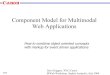 Component Model for Multimodal Web Applications