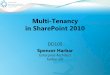 Multi Tenancy in SharePoint 2010