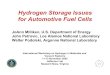Hydrogen Storage Issues for Automotive Fuel Cells