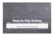 How to Pay Online