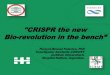 CRISPR the new Bio- · PDF file 2021. 5. 7. · CRISPR-Cas9 with broken scissors CRISPR-ON: to Epigenetic Editing There are two chief ingredients in the CRISPR–Cas9 system: a Cas9