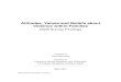 Attitudes, Values and Beliefs about Violence within Families