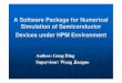 A Software Package for Numerical Simulation of Semiconductor