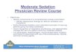 Moderate Sedation Physician Review Course - SMH.COM