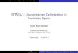 MTAEA Unconstrained Optimization in Euclidean Space
