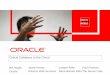 Oracle Database in the Cloud