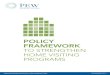 Policy Framework: To Strengthen Home Visiting Programs