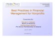 Best Practices in Financial Management for Nonprofits