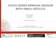 ACTIVE DEBRIS REMOVAL MISSION WITH SMALL SATELLITE