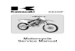 Motorcycle Service Manual - Motocross