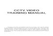 CCTV VIDEO TRAINING MANUAL