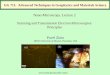 Nano-Microscopy. Lecture 2 Scanning and Transmission Electron