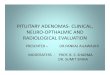 Pituitary Adenomas-Clinical Neuro-Ophthalmic and Radiological