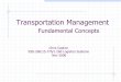 Transportation Management - MIT - Massachusetts Institute of