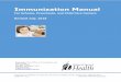 Immunization Manual for Schools, Preschools, and Child Care Facilities