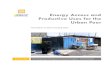 Energy Access and Productive Uses for the Urban Poor