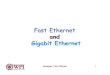 Fast Ethernet and Gigabit Ethernet - Worcester Polytechnic