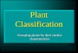 Plant Classification - Seneca High School