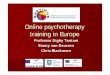 Online psychotherapy training in Europe