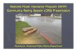 National Flood Insurance Program (NFIP) Community Rating System