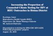 Increasing the Proportion of Clients Testing for HIV at RHU