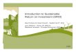 Introduction to Sustainable Return on Investment (SROI)