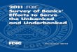 2011 FDIC survey - FDIC: Federal Deposit Insurance Corporation
