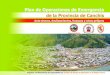 Plan de Operaciones de Emergencia de la Provincia de CanchisLima, setiembre de 2011. Plan de Operaciones de Emergencia de la Provincia de Canchis Proyecto: ... El Plan Nacional de