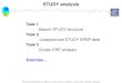 STUDY analysis · 2020. 11. 14. · EEGLAB Workshop XI, Sept 8 -10, 2010, NCTU, Taiwan: Julie Onton –STUDY analysis STUDY analysis Task 1 Search STUDY structure. Task 2. Load/plot/use
