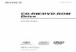 CD-RW/DVD-ROM Drive · 2018. 11. 15. · Guía del usuario CD-RW/DVD-ROM Drive ... MS, MS-DOS y Windows son marcas comerciales registradas de Microsoft Corporation. • Macintosh