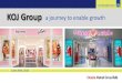 KOJ Group a journey to enable growth - Oracle...KOJ Group LLC – Our Story • Retailer Since 1987 • Own Brands, Franchisee, Franchisor • 12 brands, 6 countries, 3500 Staff, US