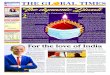 MONDAY, NOVEMBER 16, 2020 INSIDE The dynamic Diwali · 2021. 8. 13. · Wo rld Mi o News and Views 2 THE GLOBAL TIMES | MONDAY, NOVEMBER 16, 2020 The word ‘Diwali’ means ‘row