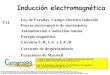 Inducción electromagnética Ley de Lenz F II! Significado del signo en ley de Faraday Oposición a la variación del flujo CLASES PARTICULARES, TUTORÍAS TÉCNICAS ONLINE LLAMA O