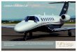 CESSNA CITATION CJ3 · 2018. 10. 12. · CESSNA CITATION CJ3 The CJ3 is impressive thanks to a bright and airy cabin with 14 elliptically-shaped windows and lots of leg room. This