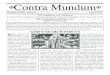 Contra Mundum - WordPress.com · 2021. 4. 9. · Contra Mundum Page 67 Ñ Good Friday, April 2nd is the anniversary of the death of Pope St John Paul II in 2005. His en-actment of
